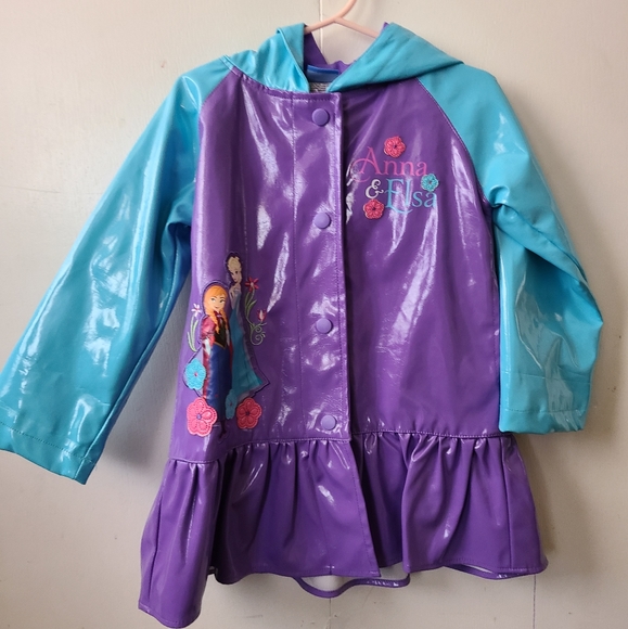 Disney Frozen raincoat jacket 3t - Picture 1 of 4